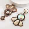 Wholesale Fashion Vintage Bohemian Turquoise Fashion Trend Temperament Versatile Stud Earrings