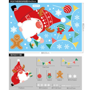 Color electrostatic sticker-BQ076