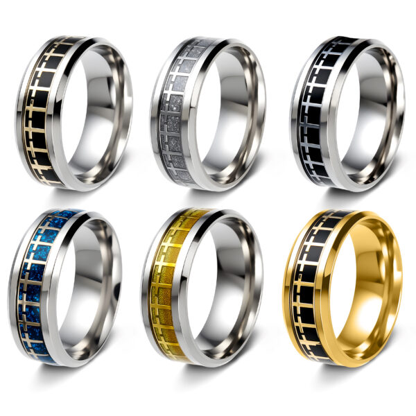 Wholesale Stainless Steel Cross Men's Rings