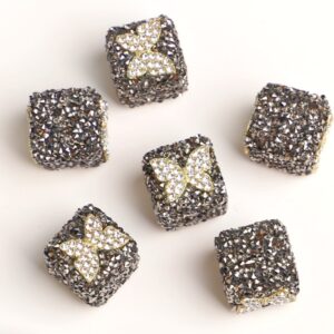 Gray diamond butterfly