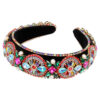 Wholesale New Vintage Crystal Rhinestone Sponge Headband