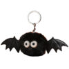 Wholesale Halloween Bat Plush Pom Keychain