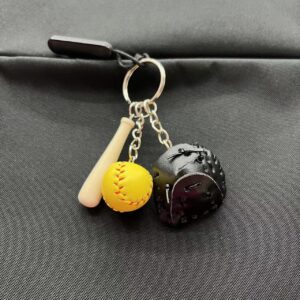 Three-in-one 2cm small yellow ball black