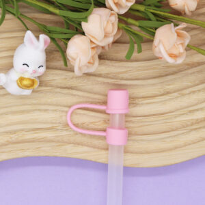 Light pink -10mm / 10mm straw cap [without straw]]