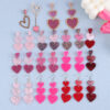 Wholesale Love Acrylic Earrings