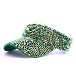 Grass Green Hat green AB Diamond / Adjustable