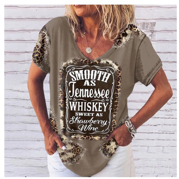 Wholesale Women's V-neck Milk Silk Short Sleeve