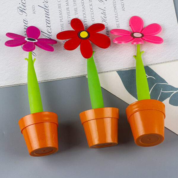 O1CN01sVJjeS1p1Rydk19Rd_3193465300-0-cib Wholesale Plastic Sun Flower Potted Ballpoint Pen