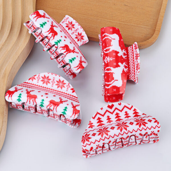 O1CN01sVdUpP25AdlhIpi33_2212693817486-0-cib Wholesale Christmas PVC Hair Clips