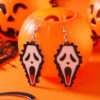 Wholesale 2023 Halloween Irregular Creative Multicolor Horror Acrylic Earrings