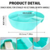 Wholesale 40oz Ice Cup Silicone Snack Platter