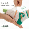 Wholesale Kids Cartoon Dinosaur Combed Cotton Mesh Socks