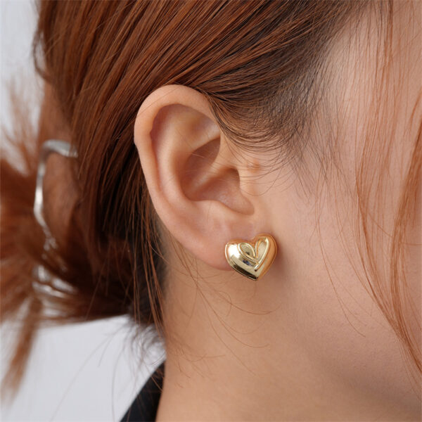Wholesale Irregular Gold Stainless Steel Earrings