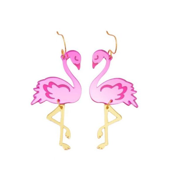 O1CN01sc52iP2D9HeHoeaPl_2216733868566-0-cib Wholesale Acrylic Flamingo Simple, Fashionable and Personalized Earrings