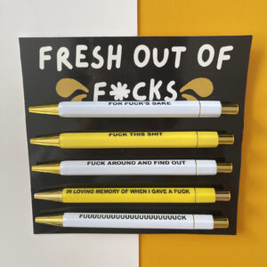 Yellow and Black FUCK