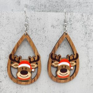 JE1113B / Wooden earrings