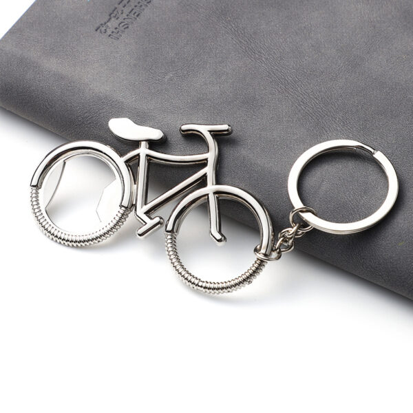 Wholesale Bicycle Bottle Opener Metal Keychains