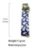 Wholesale Halloween Leather Wristband Keychain