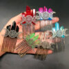 O1CN01shzrPe1iLPty1tdzg_2213113774396-0-cib Wholesale Natural Crystal Hair Comb Metal Hair Clips