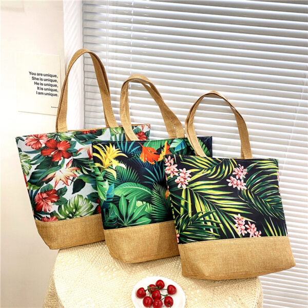 O1CN01skXvxL1m2PxID0P5a_2209670674896-0-cib Wholesale Leaf Flower Canvas Bag