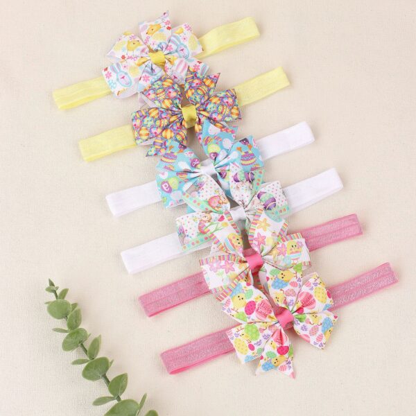 Wholesale Easter Bows Cloth Hair Scrunchies