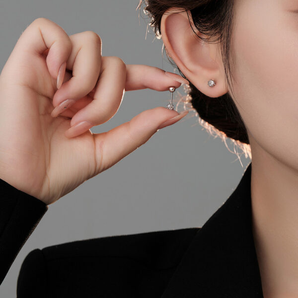 Wholesale Geometric Squares Copper Earrings