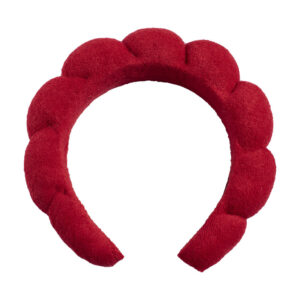 Big red headband (towel velvet)