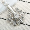 O1CN01sn3rYY2CMH8bELvso_1625548459-0-cib Wholesale Rotatable Diamond Snowflake Keychain