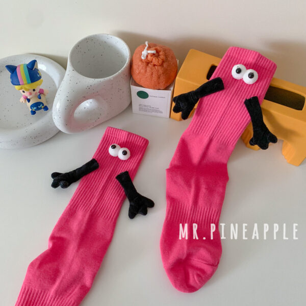 Wholesale Cotton Holding Socks, Couple Magnetic Suction