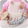 Wholesale Baby Pacifier Chain Wood Baby supplies