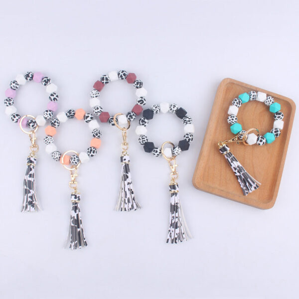 Wholesale Little Daisy Silicone Wrist Keychain