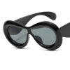 Wholesale PC Funny Cat Eye Concave One Piece Sunglasses