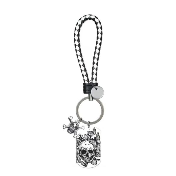 Wholesale Stainless Steel Halloween Gift Skeleton Keychain