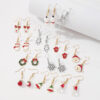 Wholesale Christmas Colorful Earrings Set