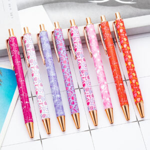 Wholesale of Valentine's Day Metal Action Pens