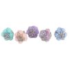 Wholesale Alloy Rose Soft Ceramic Drill Balls with Straight Hole Beads