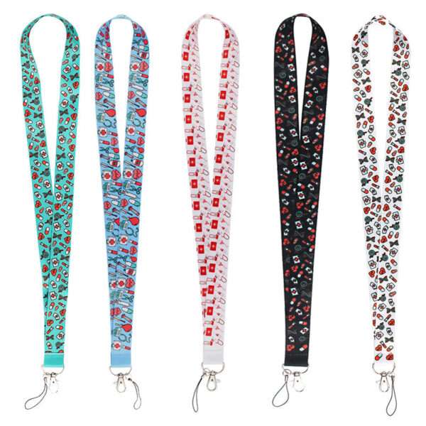 Wholesale Polyester Doctor Lanyard Keychain
