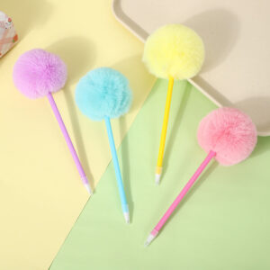 O1CN01sumemF20VBTl6hiLM__2215790466854-0-cib Wholesale Candy Color Hair Ball Pens