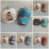 Wholesale Aztec Cotton Tie Dye Cross Baseball Caps
