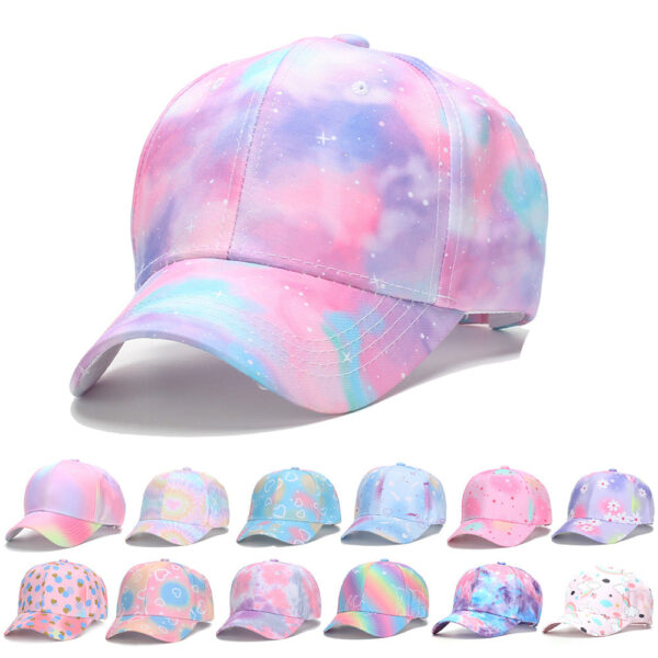 Wholesale Kids Fashion Colorful Tie-Dye Hat