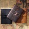 Wholesale A5A6 Top Layer Cowhide Protective Cover Fixed Page Notebook