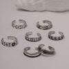 O1CN01sza76v2AVJvntj2SF_2073408208-0-cib Wholesale Alloy Carved Hollow Multi Element 7 Pieces Open Foot Ring