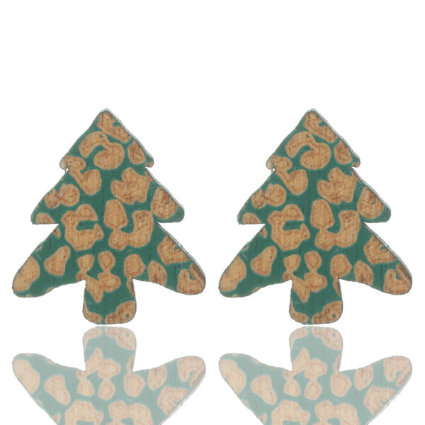 O1CN01t00l8J1ftMUpG9vwE_3172764064-0-cib Wholesale Christmas Carved Leopard Pattern Christmas Tree Wooden Earrings