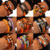 Wholesale Halloween Skull Pumpkin Bracelet Set