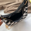 Wholesale Pu Checkerboard Baguette Underarm Bag