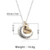 Wholesale Alloy Mother's Day Love Pendant I Love You Mom Necklace