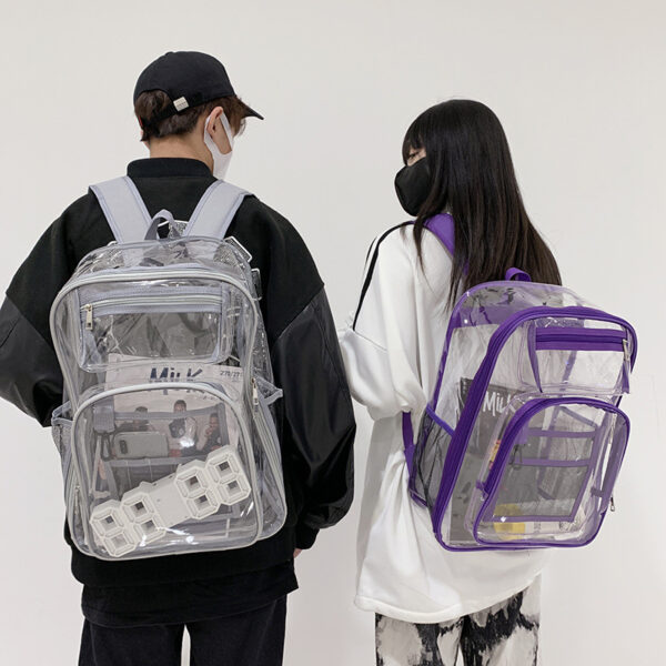O1CN01t3WHma1LZOmbfGAAq_3525731313-0-cib Wholesale PVC Large Capacity Jelly Colored Transparent Backpack