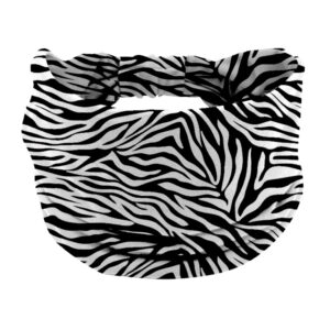 Black and white zebra pattern