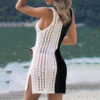 O1CN01t6DkmL1yK4SohfE0B_2200537346559-0-cib Wholesale Knitted Hollow Tank Top Polyester Swimwear