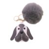 Wholesale PU Leather Puppy Plush Keychains